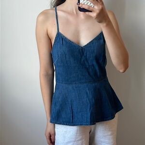 Zara denim top